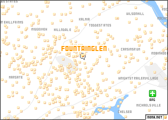 map of Fountain Glen