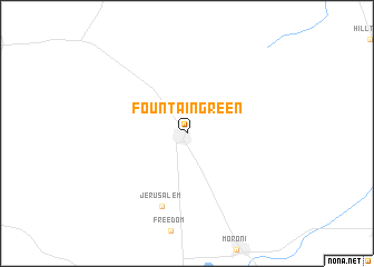 map of Fountain Green