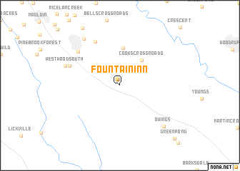 map of Fountain Inn