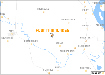 map of Fountain N\