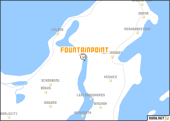 map of Fountain Point