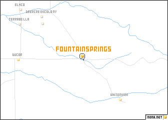 map of Fountain Springs