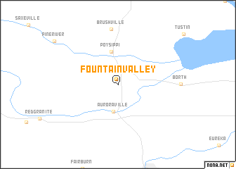 map of Fountain Valley