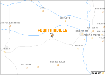 map of Fountainville