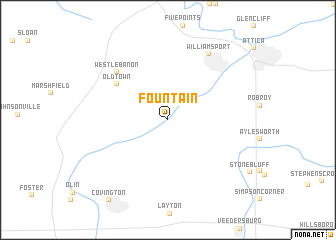 map of Fountain