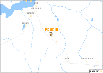 map of Foupio