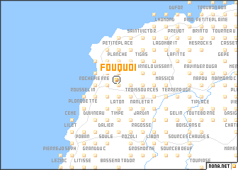 map of Fouquoi