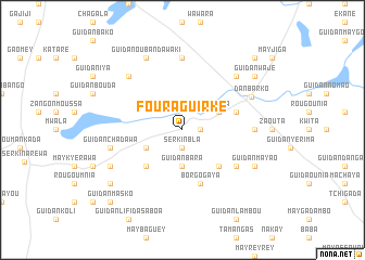 map of Foura Guirké