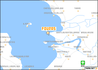 map of Fouras