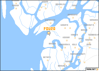 map of Foura