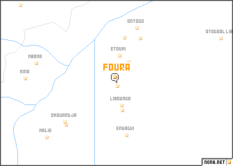 map of Foura