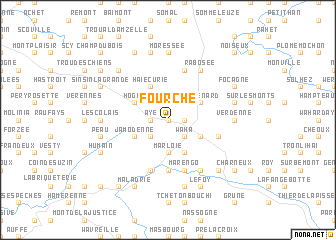 map of Fourche