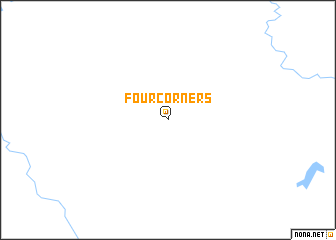 map of Four Corners