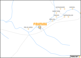 map of Fourdou