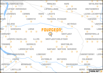 map of Fourgeon