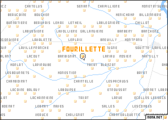 map of Fourillette