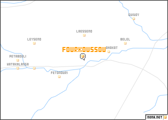 map of Fourkoussou