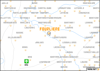map of Fourlière