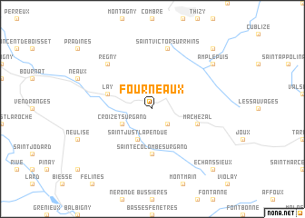 map of Fourneaux