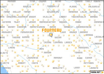 map of Fourneau