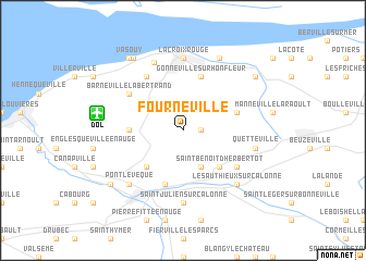 map of Fourneville