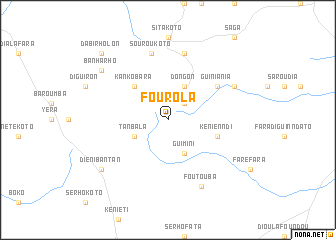 map of Fourola
