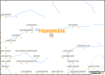 map of Fouronnière