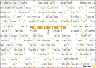 map of Fouron-Saint-Martin