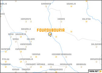 map of Fouroubouria