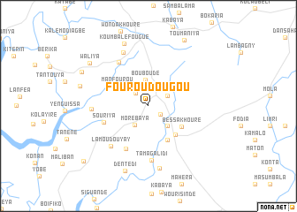 map of Fouroudougou