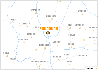 map of Fourouna