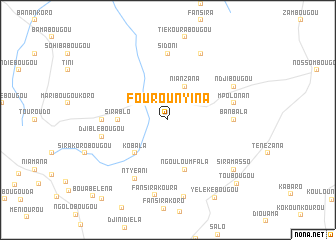 map of Fourounyina