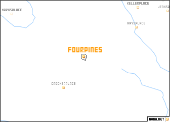 map of Four Pines