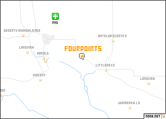 map of Four Points