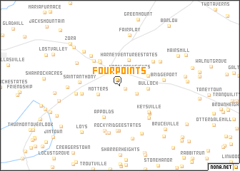 map of Fourpoints