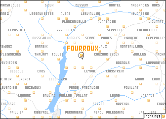map of Fourroux