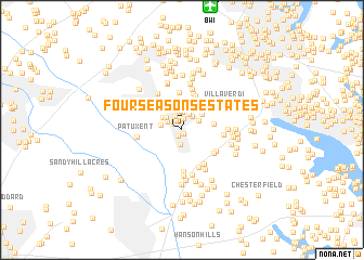 map of Four Seasons Estates