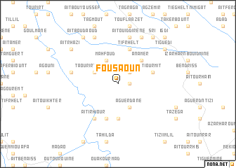 map of Fousaoun