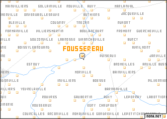 map of Foussereau