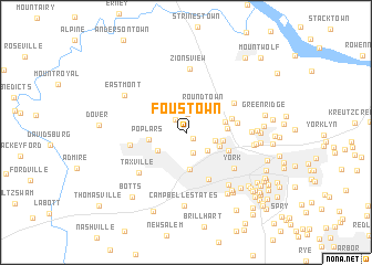 map of Foustown