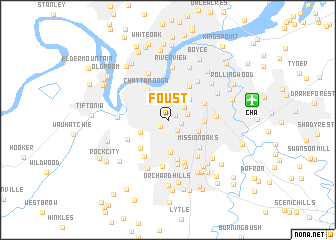 map of Foust