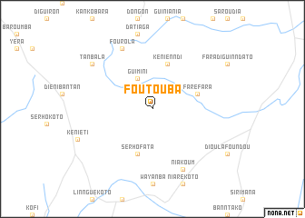 map of Foutouba