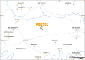 map of Foutou