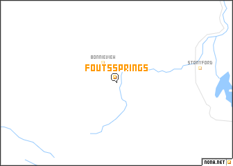 map of Fouts Springs