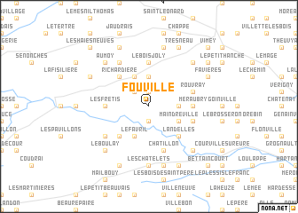 map of Fouville