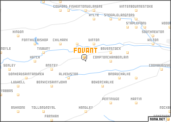 map of Fovant