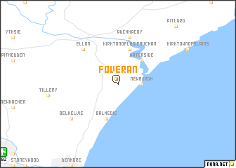 map of Foveran