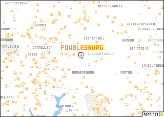 map of Fowblesburg