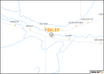 map of Fowler