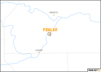 map of Fowler